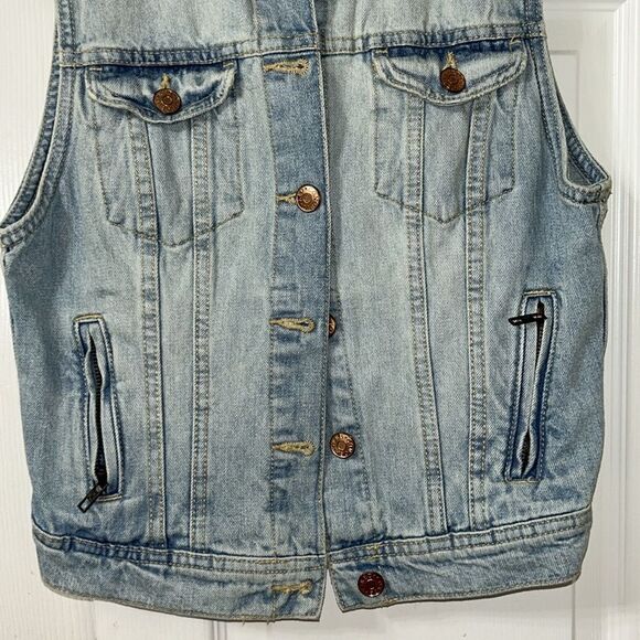 H&M Blue Jeans Denim Vest(Size 8) - Picture 3 of 8